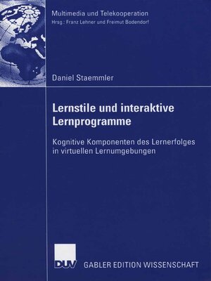 cover image of Lernstile und interaktive Lernprogramme